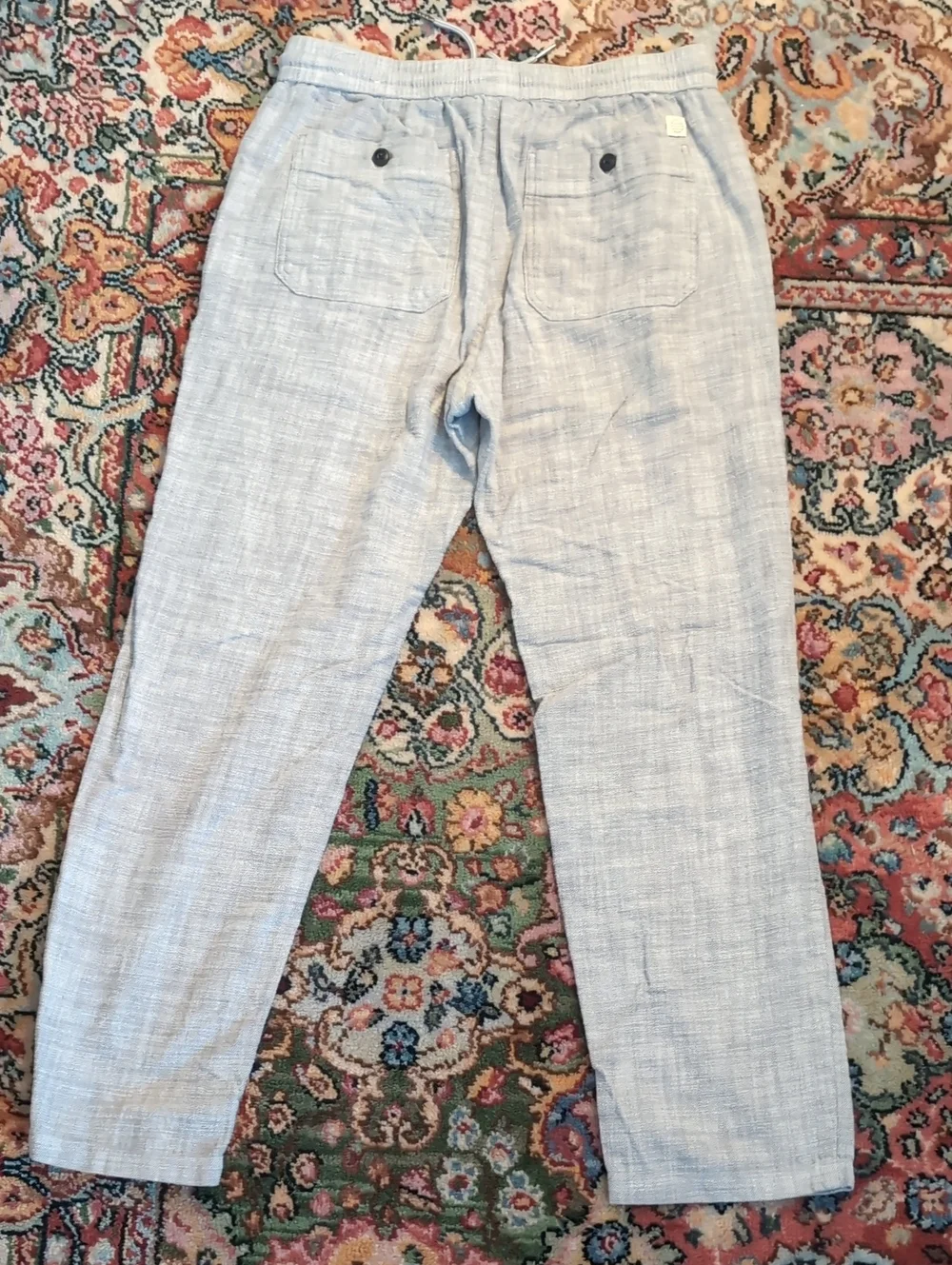 Marine Layer Light Gray Drawstring Joggers